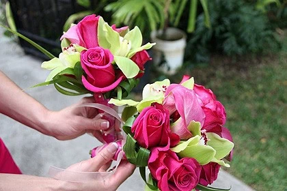 Ideje za venčanja: Ružičasto cveće