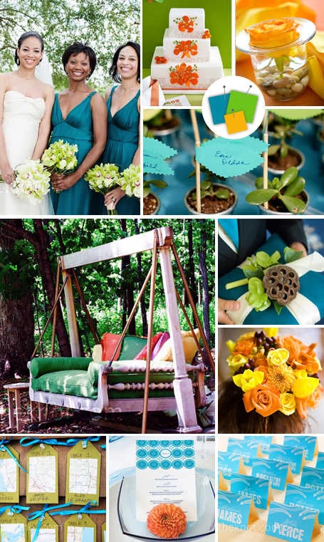 Vintage dekoracije – tirkiz